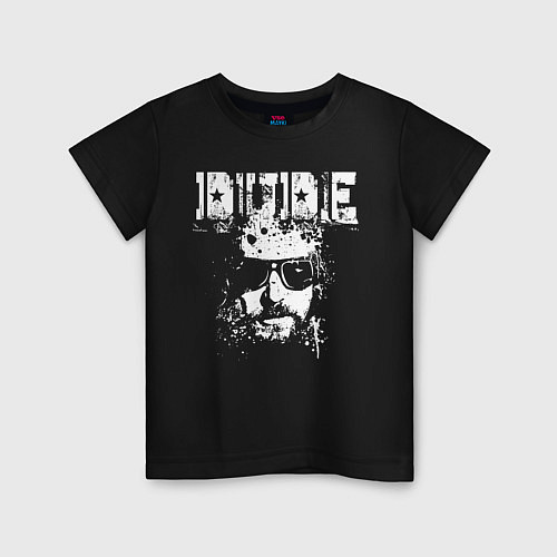 Детская футболка Dude / Черный – фото 1