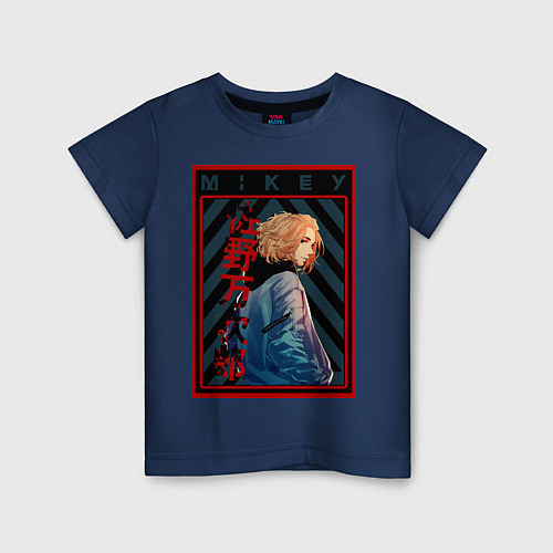 Детская футболка Майки Токийские Мстители Микки / Тёмно-синий – фото 1