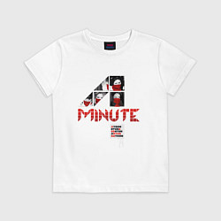 Футболка хлопковая детская 4MINUTE HATE, цвет: белый