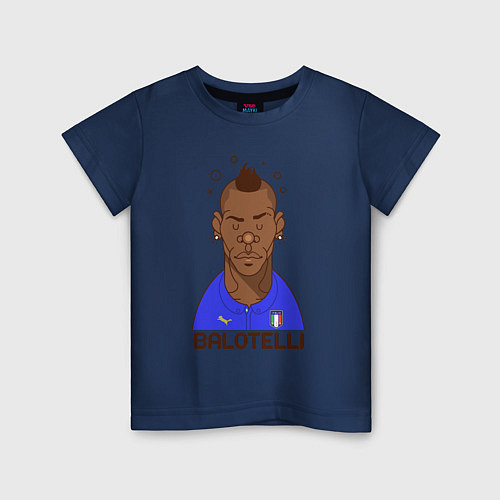 Детская футболка Balotelli / Тёмно-синий – фото 1