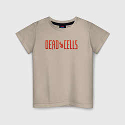 Детская футболка Dead cells logo text