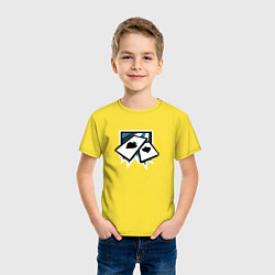 Футболка хлопковая детская RAINBOW SIX SIEGE ACE, цвет: желтый — фото 2