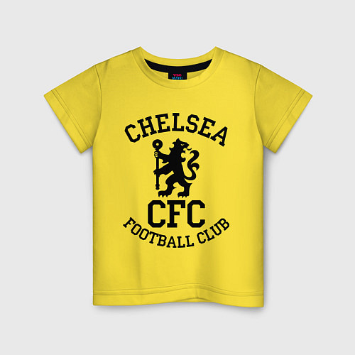 Детская футболка Chelsea CFC / Желтый – фото 1