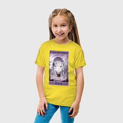Футболка хлопковая детская Сателла Satella Re: Zero, цвет: желтый — фото 2