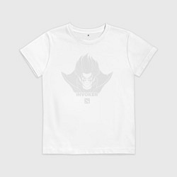 Футболка хлопковая детская Invoker из Доты 2, цвет: белый