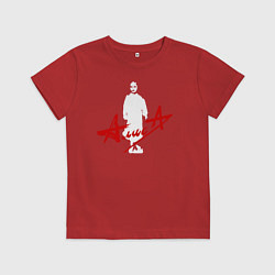 Футболка хлопковая детская Группа АЛИСА - Дискография, цвет: красный