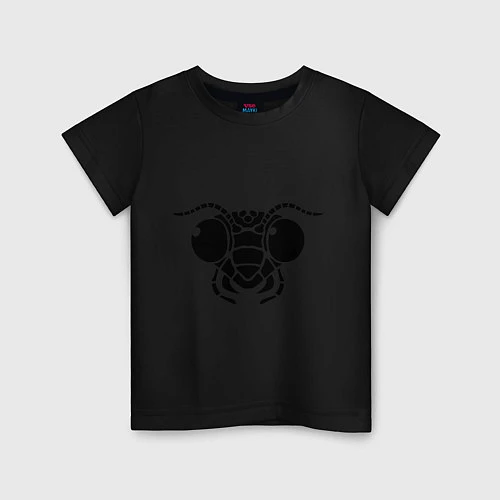 Детская футболка Насекомое / Черный – фото 1