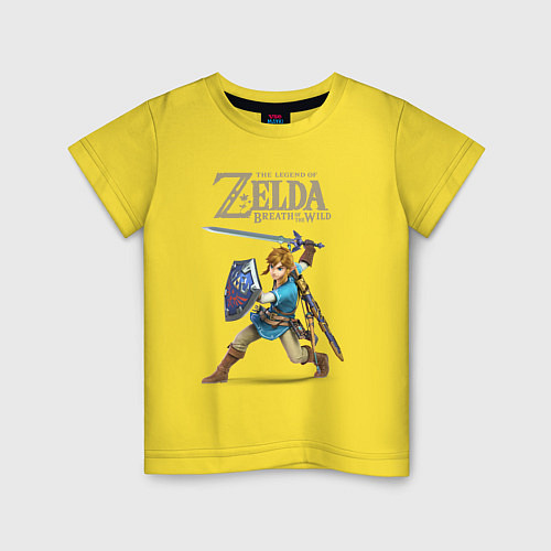 Детская футболка Z Link / Желтый – фото 1