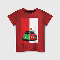 Футболка хлопковая детская Concept car, цвет: красный