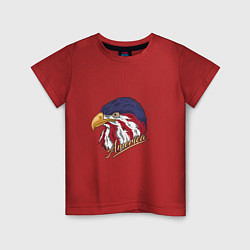 Футболка хлопковая детская White Eagle, цвет: красный