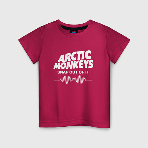 Детская футболка Arctic Monkeys, группа / Маджента – фото 1