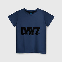 Футболка хлопковая детская DayZ, цвет: тёмно-синий
