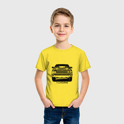 Футболка хлопковая детская Тойота Тундра, цвет: желтый — фото 2