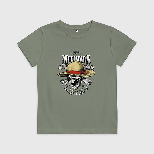Детская футболка MUGIWARA ONE PIECE ВАН ПИС / Авокадо – фото 1