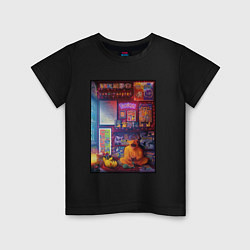 Футболка хлопковая детская POKEMON GEEK POSTER, цвет: черный