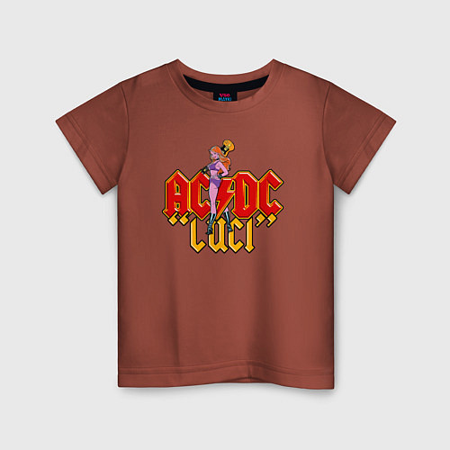 Детская футболка ACDC JUCL / Кирпичный – фото 1