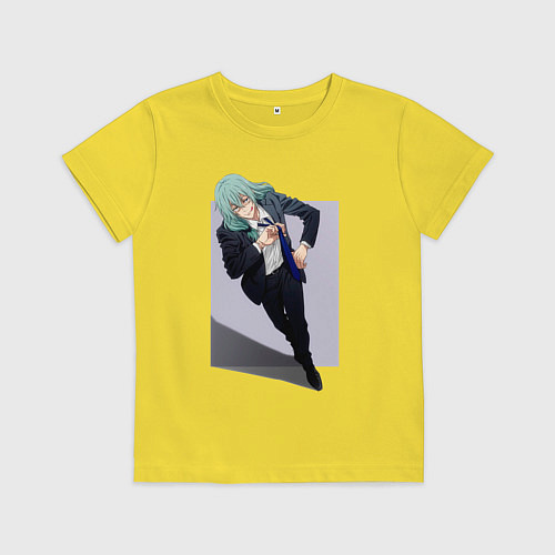 Детская футболка Махито из Магической Битвы 1000 летний ребенок / Желтый – фото 1