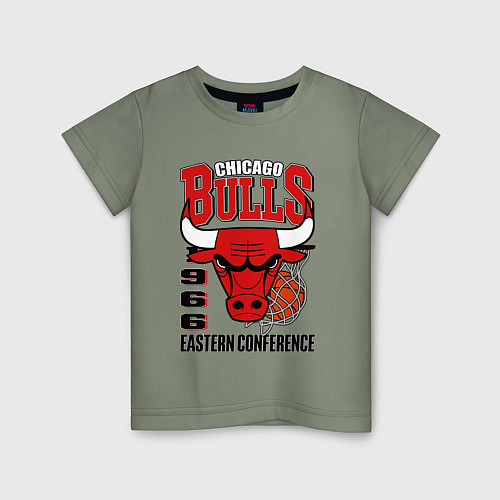 Детская футболка Chicago Bulls NBA / Авокадо – фото 1