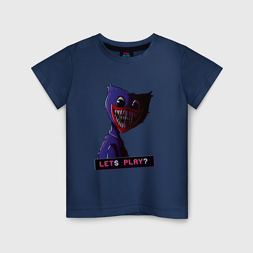 Детская футболка ИГРУШКА ИЗ POPPY PLAYTIME / Тёмно-синий – фото 1