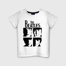 Футболка хлопковая детская The Beatles - legendary group!, цвет: белый