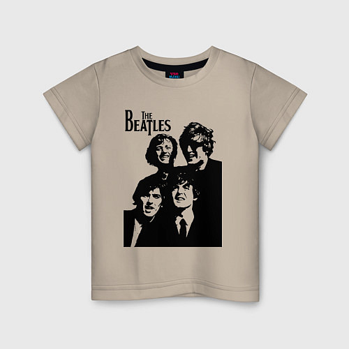 Детская футболка Выше них только звёзды! / Миндальный – фото 1