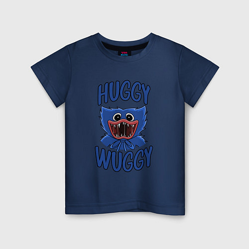 Детская футболка HUGGY WUGGY ХАГГИ ВАГГИ / Тёмно-синий – фото 1