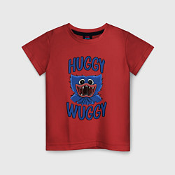 Футболка хлопковая детская HUGGY WUGGY ХАГГИ ВАГГИ, цвет: красный