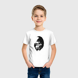 Футболка хлопковая детская Angry Monkey Cotton Theme, цвет: белый — фото 2