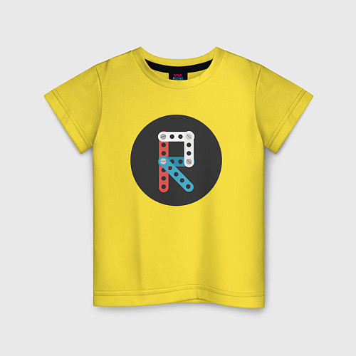 Детская футболка Graphic R / Желтый – фото 1