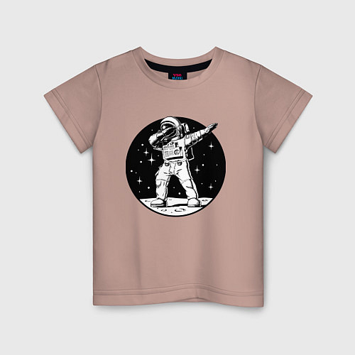 Детская футболка Space Dab / Пыльно-розовый – фото 1
