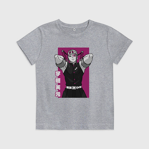 Детская футболка Хашира Звука / Меланж – фото 1