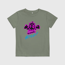 Футболка хлопковая детская Аркейн 06, цвет: авокадо