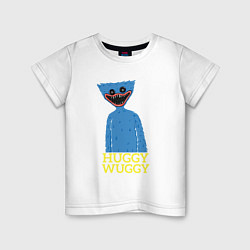 Футболка хлопковая детская HUGGY WUGGY 4, цвет: белый