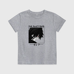 Футболка хлопковая детская Хвост Феи Fairy Tail, Зереф Zeref, цвет: меланж