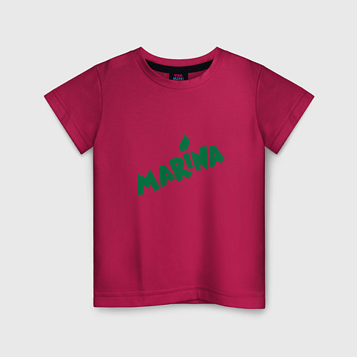 Детская футболка Миринда Марина / Маджента – фото 1