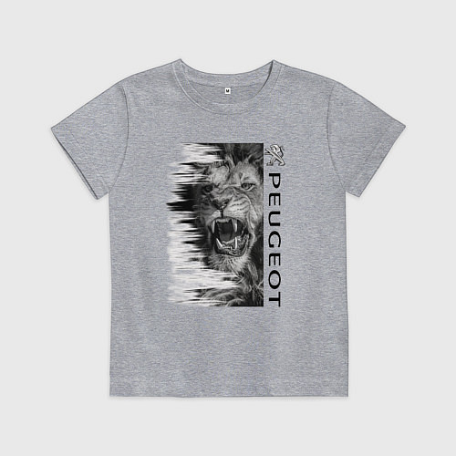 Детская футболка PeugeotПежо / Меланж – фото 1