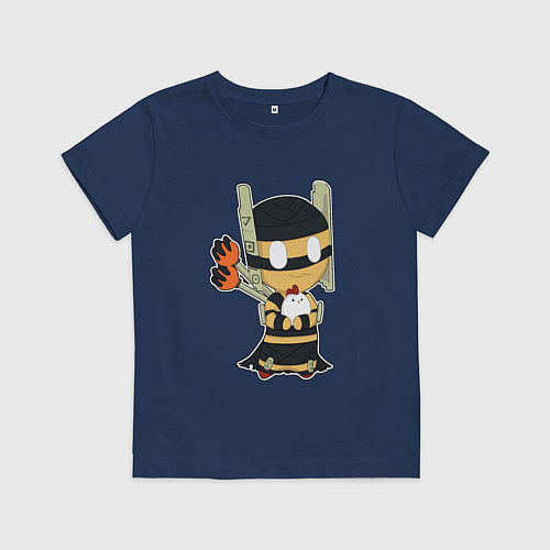 Детская футболка Shadow Shaman Chibi / Тёмно-синий – фото 1