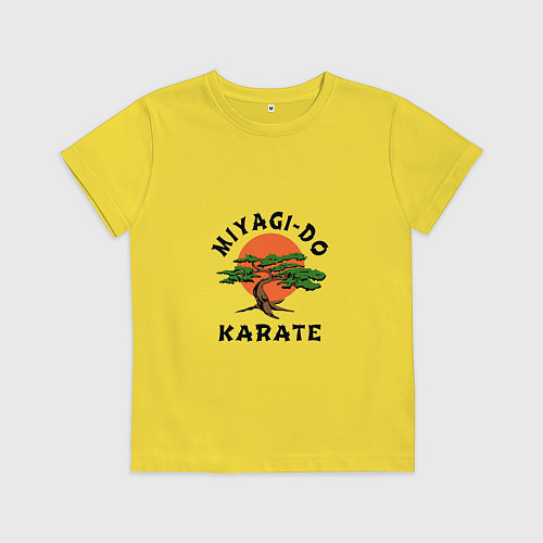 Детская футболка MIYAGI-DO / Желтый – фото 1