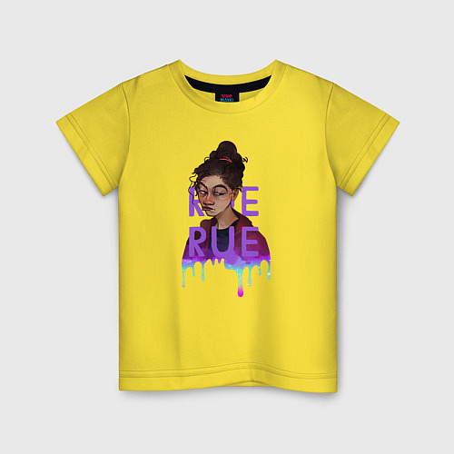 Детская футболка Rue / Желтый – фото 1