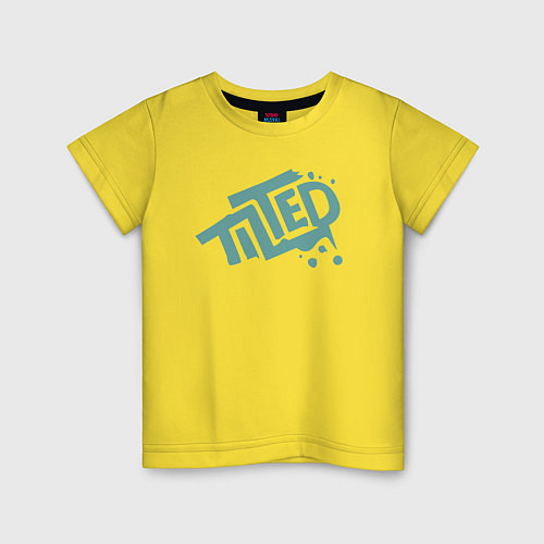 Детская футболка Брошенные башни / Желтый – фото 1