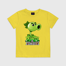 Детская футболка Plants vs Zombies Горохострел
