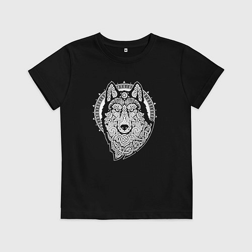 Детская футболка Northern Wolf / Черный – фото 1