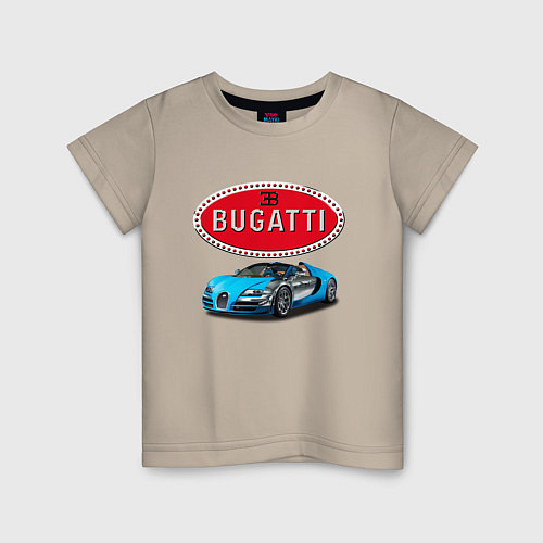 Детская футболка Bugatti, Italy / Миндальный – фото 1