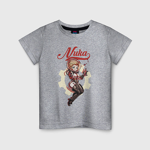 Детская футболка Nuka Cola, space / Меланж – фото 1