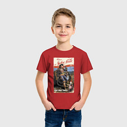 Футболка хлопковая детская Nuka Cola - raid your first!, цвет: красный — фото 2