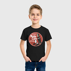 Футболка хлопковая детская Nuka Cola Ice Cold Retro, цвет: черный — фото 2