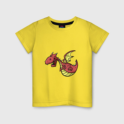 Детская футболка Смешной Фил / Желтый – фото 1