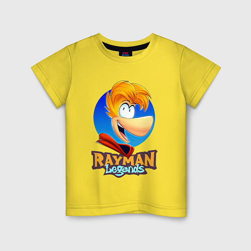 Детская футболка Веселый Rayman / Желтый – фото 1