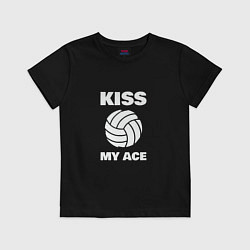 Футболка хлопковая детская Kiss - My Ace, цвет: черный