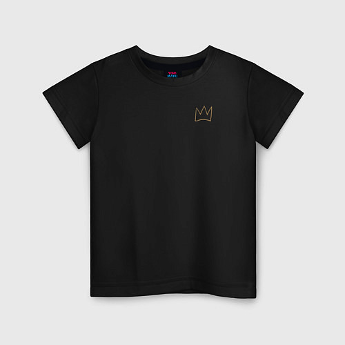 Детская футболка Рейтинг Короля / Черный – фото 1